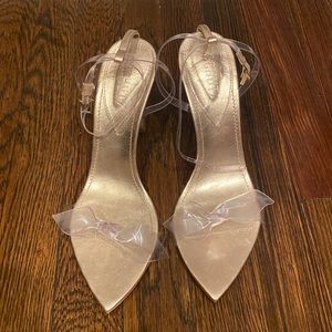 SCHUTZ high heel sandal: Very good condition: size 8.5 USA: leather sole